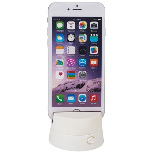 Suport telefon de birou cu functie Panorama, Everestus, STT100, abs, plastic, alb