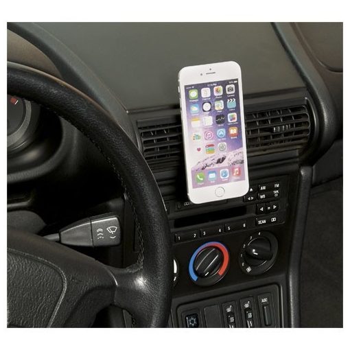 Suport telefon auto magnetic, Everestus, STT107, abs, plastic, silicon, negru, laveta inclusa