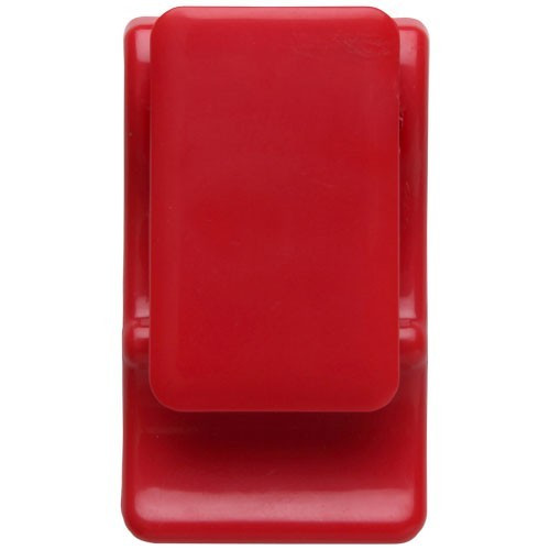 Suport telefon de birou cu adeziv, Everestus, STT130, plastic, rosu