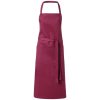 Sort de bucatarie cu 2 buzunare, Everestus, VA04, poliester, bumbac, rosu burgundy