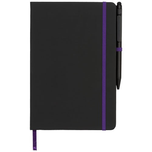 Set agenda A5 si Pix stylus, 96 foi dictando, Everestus, 20IAN1816, Negru, Poliuretan