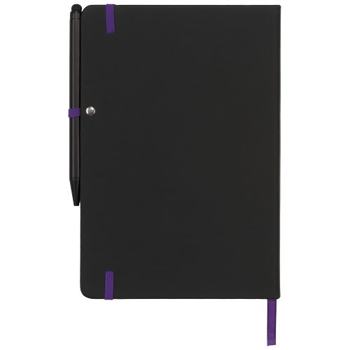 Set agenda A5 si Pix stylus, 96 foi dictando, Everestus, 20IAN1816, Negru, Poliuretan