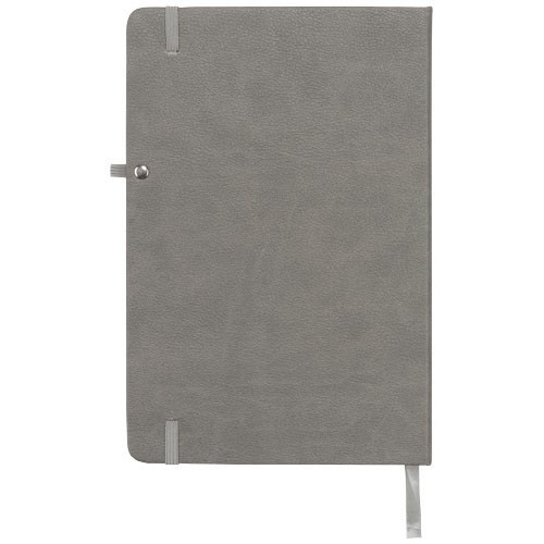 Agenda A5 cu pagini dictando, coperta cu elastic, Everestus, RA11, pu, gri