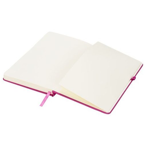 Agenda A5 cu pagini dictando, coperta cu elastic, Everestus, RA12, pu, roz, lupa de citit inclusa