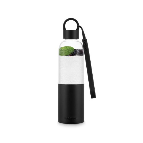 Sticla de apa bidon sport, Bodum, 42FEB230960, 500 ml, 68x262x68 mm, Plastic, Silicon, Negru