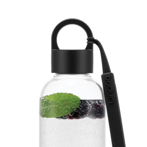 Sticla de apa bidon sport, Bodum, 42FEB230960, 500 ml, 68x262x68 mm, Plastic, Silicon, Negru