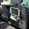 Organizator auto cu suport de tableta 10.5 inch, Everestus, 20FEB1408, Piele ecologica, Negru, saculet inclus