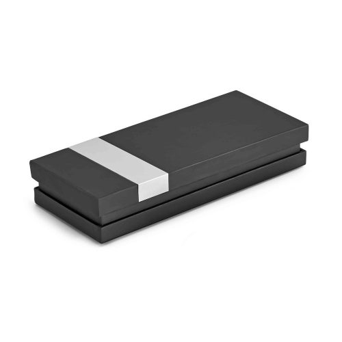 Pix in cutie cadou, Everestus, MN, metal si piele ecologica, negru