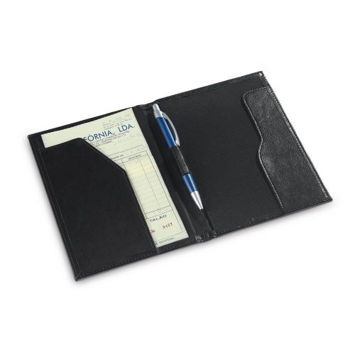 Portofel nota de plata restaurant, Everestus, BH01, piele ecologica, negru, 125x181x7 mm