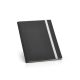 Mapa A4 cu 20 pagini dictando, Everestus, MBC02, piele ecologica, metal, gri