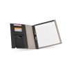 Mapa A4 cu 20 pagini dictando, Everestus, MBC02, piele ecologica, metal, gri