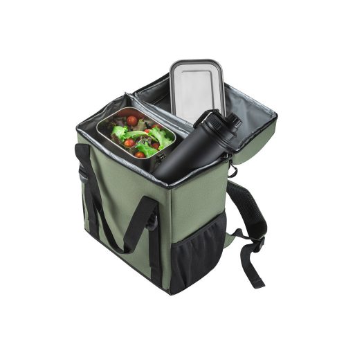 Rucsac termoizolant, 2401E15278, Everestus, 281x400 x160 mm, rPET, Verde inchis