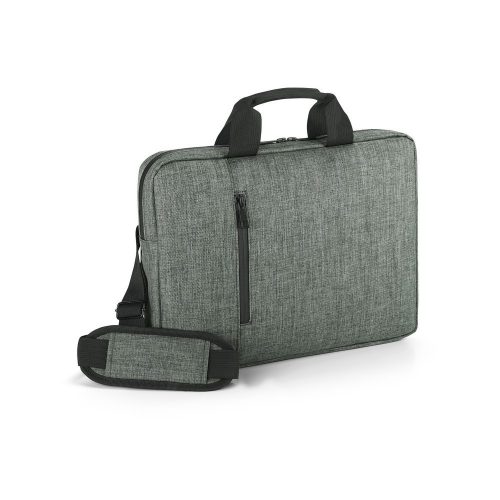 Geanta Laptop 14 inch, Everestus, SS, 600D densitate mare, gri inchis, saculet de calatorie si eticheta bagaj incluse