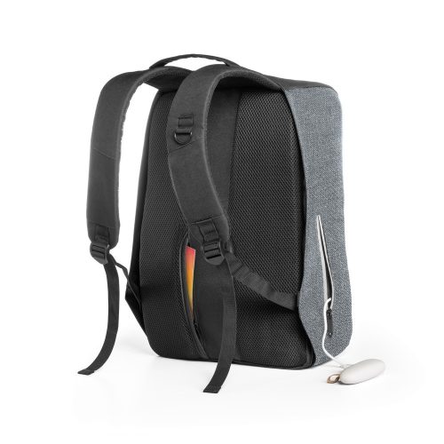 Rucsac Laptop 15.6 inch, Everestus, NB, 900D densitate mare si tarpaulin, gri inchis