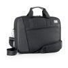 Geanta Laptop 15.6 inch, Everestus, AE, piele ecologica si 1680D, negru