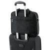 Geanta Laptop 15.6 inch, Everestus, AE, piele ecologica si 1680D, negru, saculet de calatorie si eticheta bagaj incluse