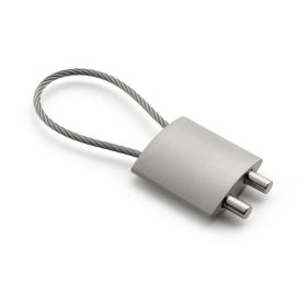 Breloc Everestus, KR0523, metal, argintiu