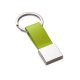 Breloc Everestus, KR0477, piele ecologica, metal, verde