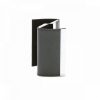 Portcard din metal si piele ecologica, Everestus, PE02, negru, 93x67x19 mm
