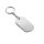 Breloc subtire, Everestus, KR0452, aluminiu, argintiu