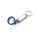 Breloc cu agatatoare, Everestus, KR0500, metal, pvc, albastru