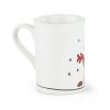 Cana ceramica cu motive de Craciun, 310 ml, design Ren, Everestus, 11NP1911, alb
