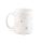 Cana ceramica cu motive de Craciun, 340 ml, design Globuri, Everestus, 11NP1914, alb