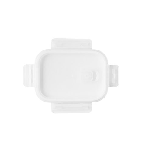 Caserola pentru pranz, Everestus, 22FEB0055, 600 ml, 175x62x131 mm, Sticla, Alb