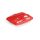 Caserola mancare, Everestus, CAE40, polipropilena, rosu