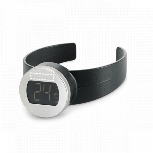 Termometru digital pentru vin, Everestus, AWE01, otel inoxidabil, abs, negru