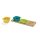 Set aperitive 4 piese cu tava de lemn, Everestus, PB01, bambus, silicon, multicolor