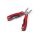 Cleste multifunctional, otel inoxidabil, aluminiu, Everestus, BMU024, rosu