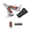 Set multifunctional de scule cu 19 functii, Everestus, 20FEB1489, Otel, Lemn, Natur