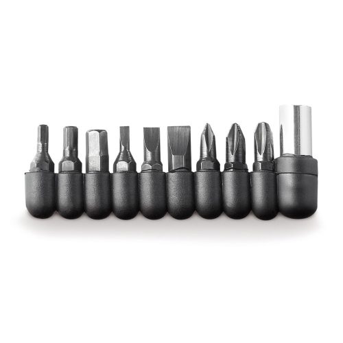 Set multifunctional de scule cu 19 functii, Everestus, 20FEB1489, Otel, Lemn, Natur