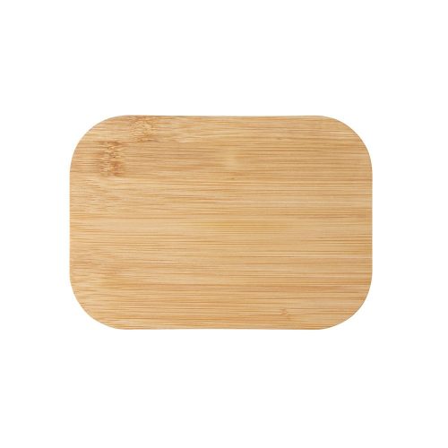 Caserola pentru pranz, Everestus, 22FEB0059, 800 ml, 165x115x52 mm, Otel, Bambus, Natur