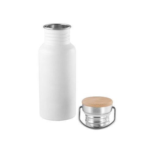 Sticla de apa, sport, 21MAR1772, 540 ml, Everestus, ø68x192 mm, Otel, Alb