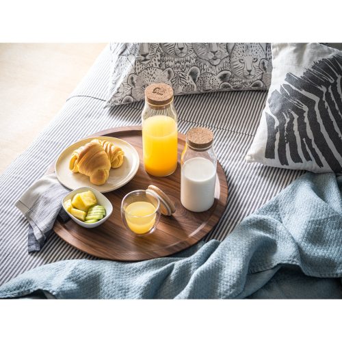 Sticla de apa sport, Everestus, 18SEP3043, 1000 ml,  Ø83x215 mm, Sticla, Pluta, Natur