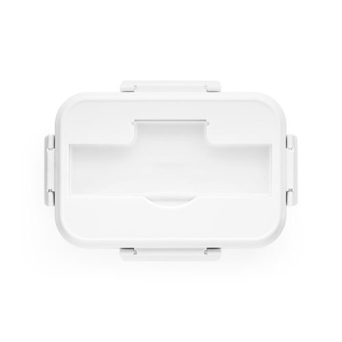 Caserola ermetica, Everestus, 18SEP2393, 1000 ml, 210x145x80 mm, Polipropilena, Alb