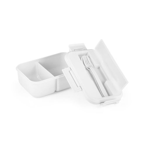 Caserola ermetica, Everestus, 18SEP2393, 1000 ml, 210x145x80 mm, Polipropilena, Alb