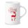 Cana cu motive de Craciun, 330 ml, ø74x106 mm, Everestus, 20SEP0673, Ceramica, Rosu