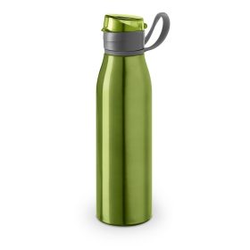   Sticla sport de apa, 650 ml, Everestus, SB22, aluminiu, plastic, verde deschis