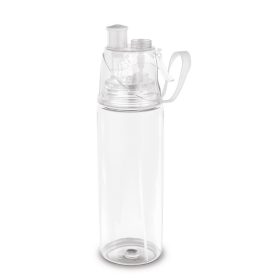   Sticla sport cu vaporizator, 600 ml, Everestus, SB08, plastic, abs, alb