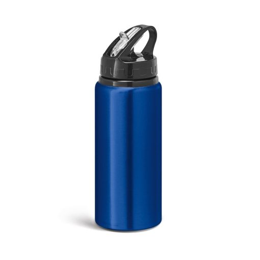 Sticla sport 670 ml, Everestus, SB12, aluminiu, polipropilena, albastru, saculet de calatorie inclus