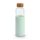 Sticla de apa sport 600 ml cu manson din silicon, Everestus, 20FEB1076, Sticla, Verde, saculet inclus