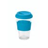 Cana de voiaj, 21MAR1920, 330 ml, Everestus, ø80x125 mm, Sticla, Albastru