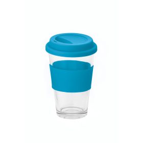   Cana de voiaj, 21MAR1920, 330 ml, Everestus, ø80x125 mm, Sticla, Albastru