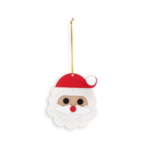 Ornament pentru bradul de Craciun, Everestus, 21OCT1432, 73 x 82 x 1.5 mm, Pasla, Multicolor