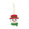 Ornament pentru bradul de Craciun, Everestus, 21OCT1432, 73 x 82 x 1.5 mm, Pasla, Multicolor
