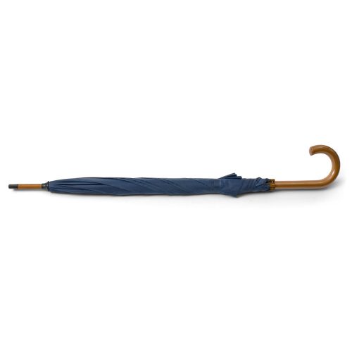 Umbrela 104 cm cu maner din lemn, Everestus, 20IAN849, Albastru, Poliester 190T