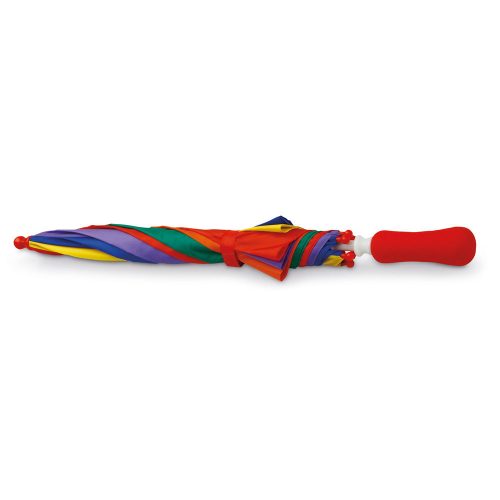 Umbrela pentru copii cu deschidere manuala 68 cm, maner EVA, Everestus, 20FEB0315, Poliester, Multicolor